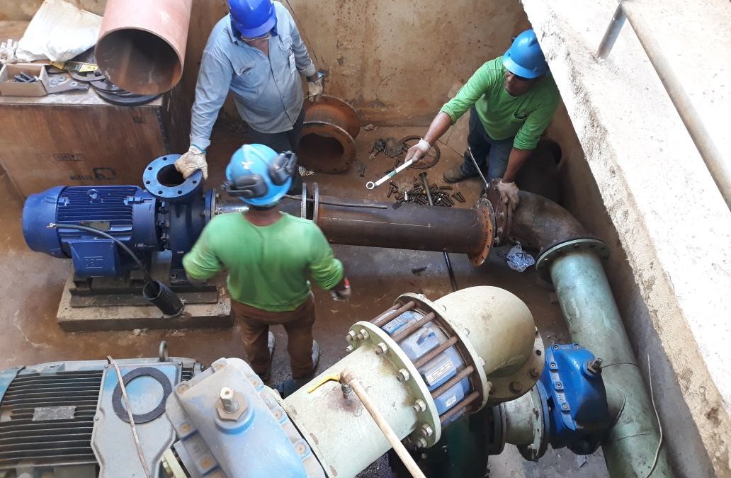 Sistema de abastecimento emergencial na ETA Vila Isa – Fundação Renova.